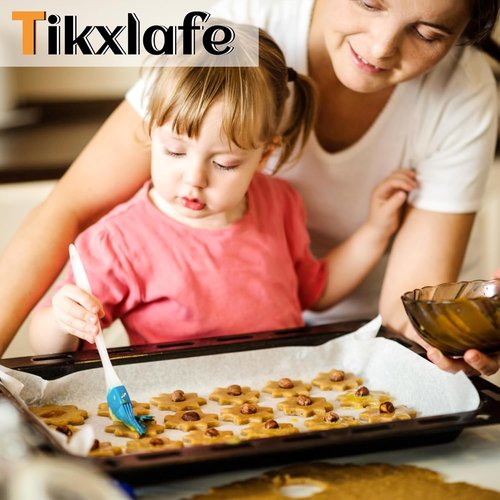200 Pcs Skiennix 8x8 Inch Parchment Paper Sheets - Food Grade Non-Stick Baking Liners for Cake Pans & Air Fryers