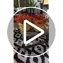 Artificial Fall Mums Flowers Set - Orange, Brown & Yellow for Outdoor & Indoor Decor