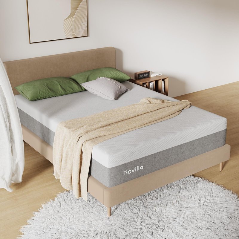 Novilla Memory Foam Mattress Full, 10 inch Full Mattress with Gel Foam for Comfortable Sleep & Pain Relief & Body Support, CertiPUR-US Certified