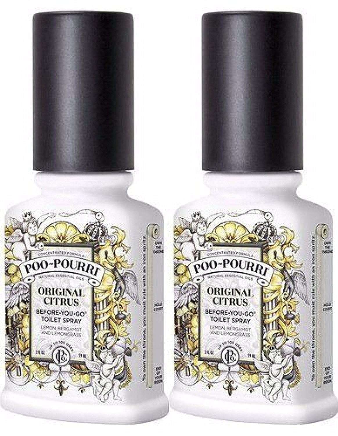Poo-Pourri Bathroom Spray, Before-You-Go, 1.4 Ounce (2 Count)