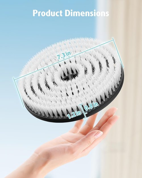 AIR U+ Steam Mop Replacement Brush Pads - Upgraded Design for Shark S8201, S8001, S7201 | 2 Count