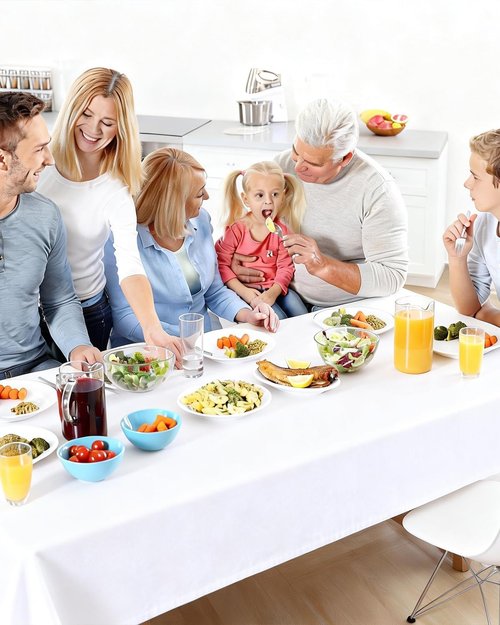Goodluck Tablecloth - 2 Pack White Rectangular 60 x 102 Inch | Washable Cover for Dining & Events