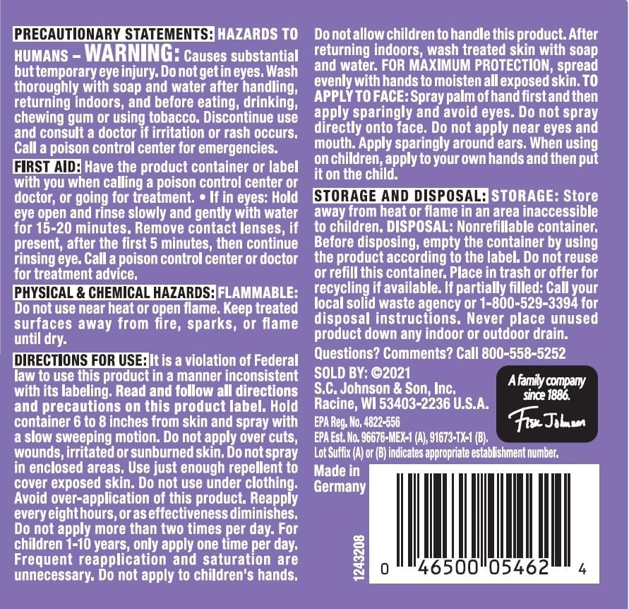 Off! Clean Feel Insect Repellent - Fragrance-Free Picaridin Bug Spray for Lasting Protection | 6 oz