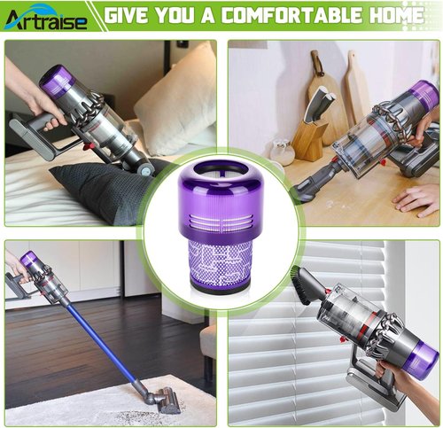 Artraise V15 Filter Replacement for Dyson V11 Torque Drive | 2-Pack Compatible with SV14, SV15, SV17, SV22, SV28, SV47