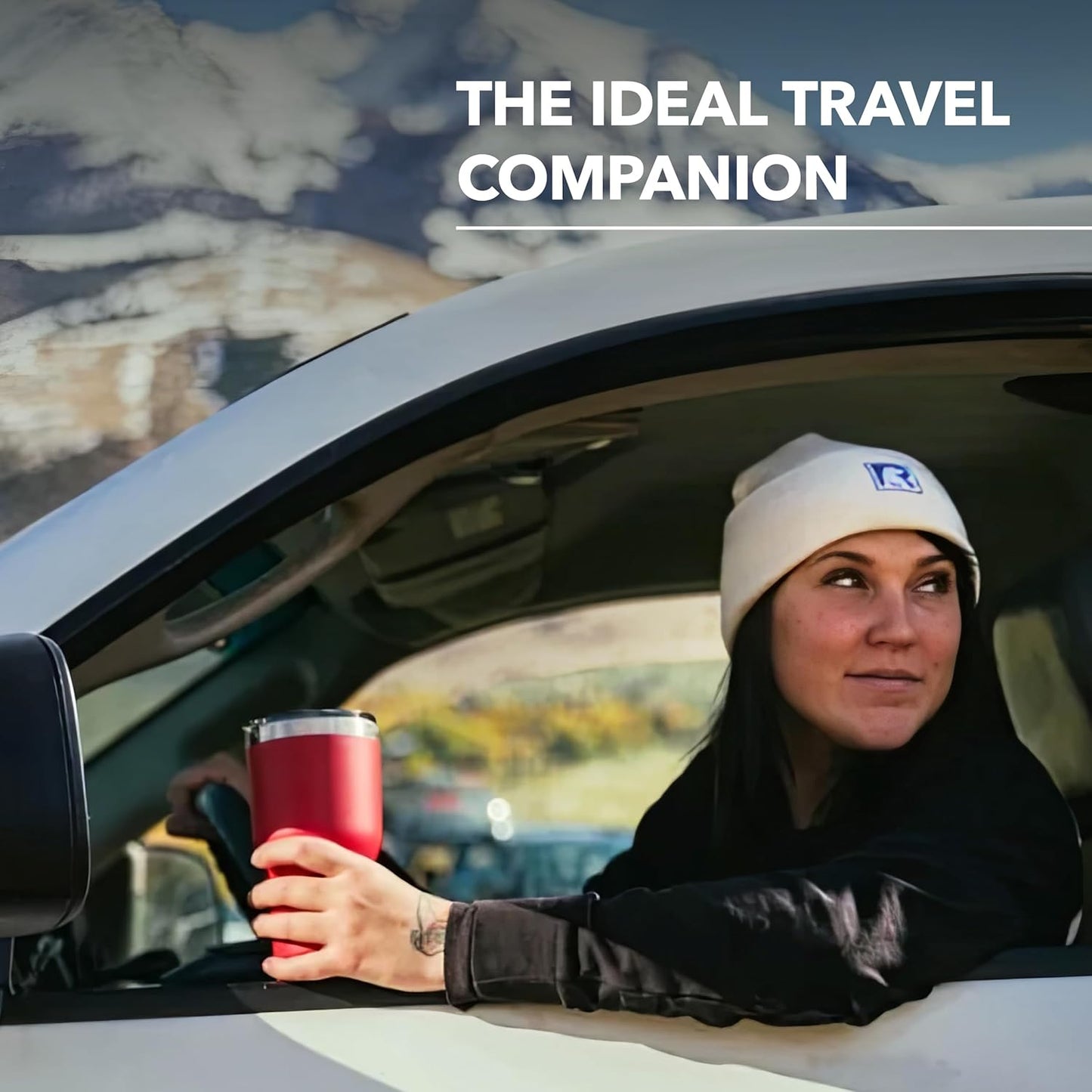 RTIC 30 oz Insulated Tumbler - Stainless Steel Travel Mug with Spill-Proof Lid | Black, Hot & Cold Beverages