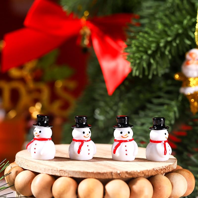 Liliful 150 Pcs Mini Snowman Christmas Figurines – Classic Style, Variation of THIS listing: 150+Classic