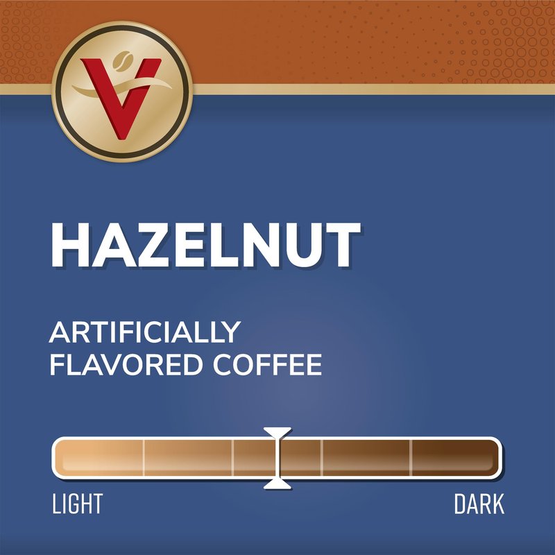 Victor Allen's Coffee Hazelnut Flavored, Medium Roast, 12 Count, Single Serve Coffee Pods for Keurig K-Cup Brewers
