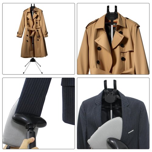 Garment hanger for steaming clothes,Steam rack for clothes,Handheld garment steamer rack,Clothes hanger for steam ironing,Steam stand clothes,Steamer pole,Steamer Hanger standing, steam iron stand