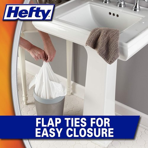 Hefty Small Trash Bags - Lavender & Sweet Vanilla Scented | 4 Gallon, 26 Count