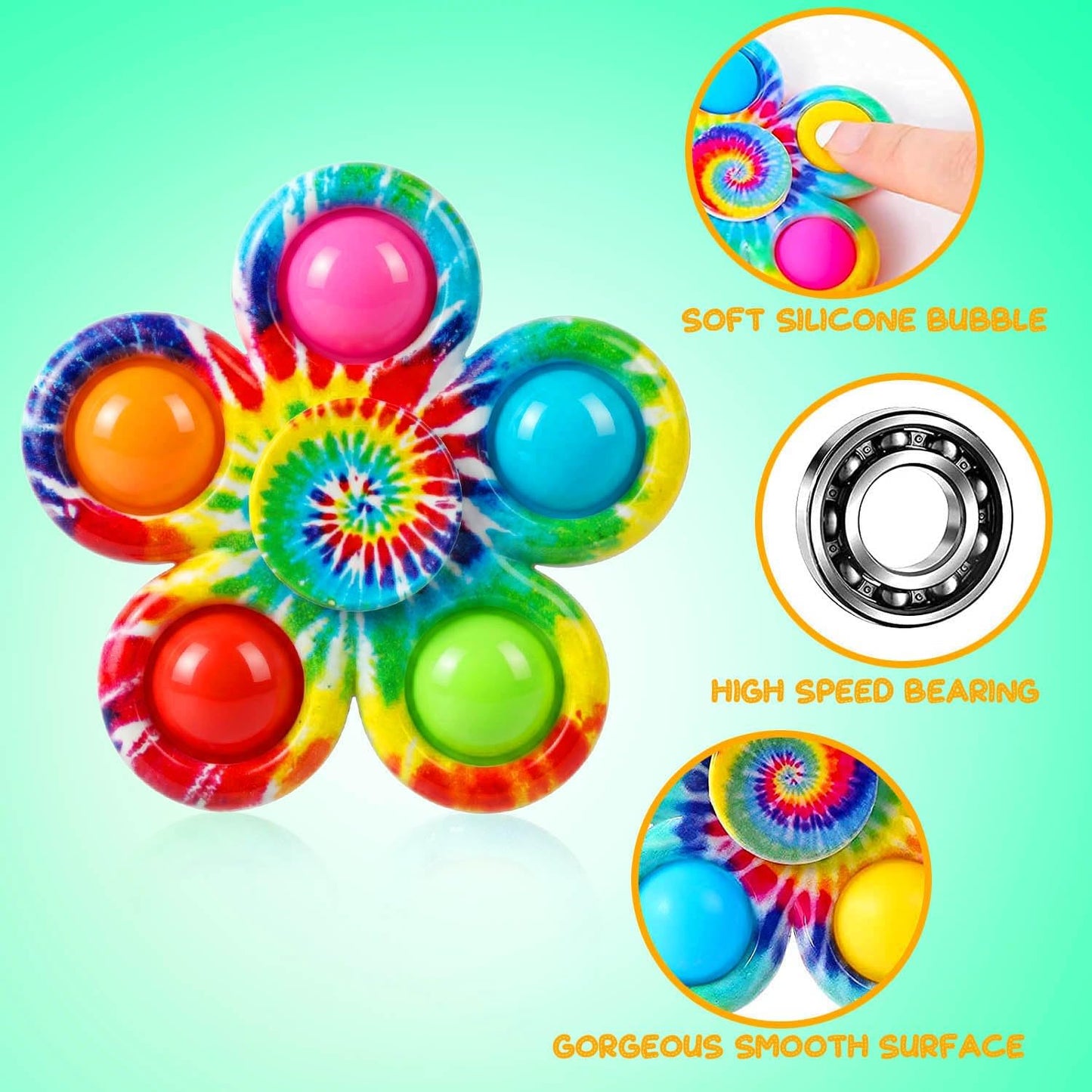 Skiennix Fidget Toys - 160 Pack Sensory Party Favors for Kids | Ideal for Autism & Classroom Prizes