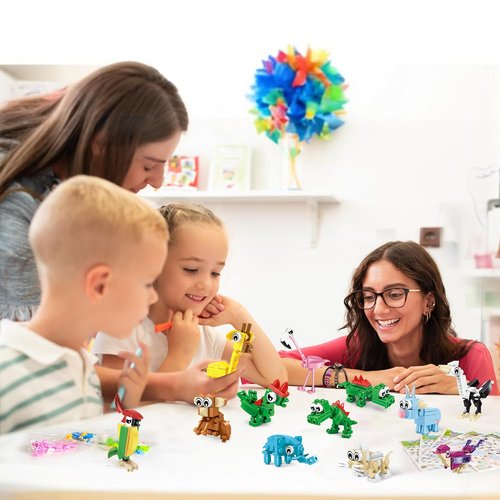 Animal Advent Calendar Building Set 2025 - 24 Creative 3-in-1 Animal Packs & 72 Figures | Perfect Christmas Gift for Kids 6+