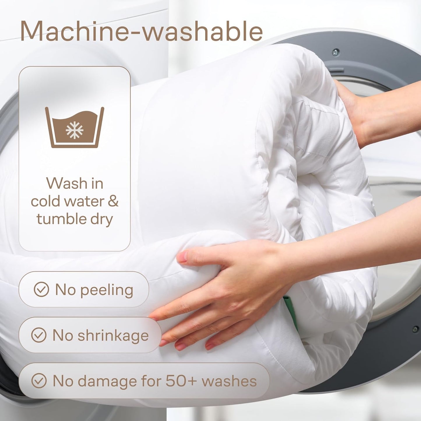 Skiennix Ultra Soft Twin Mattress Topper - Cloud-Like Comfort with Breathable Cooling Material - White