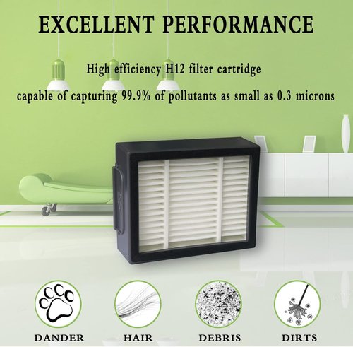 iRobot 6 Pack HEPA Vacuum Filters - Compatible with Roomba i, j & e Series | High-Efficiency Replacement Parts