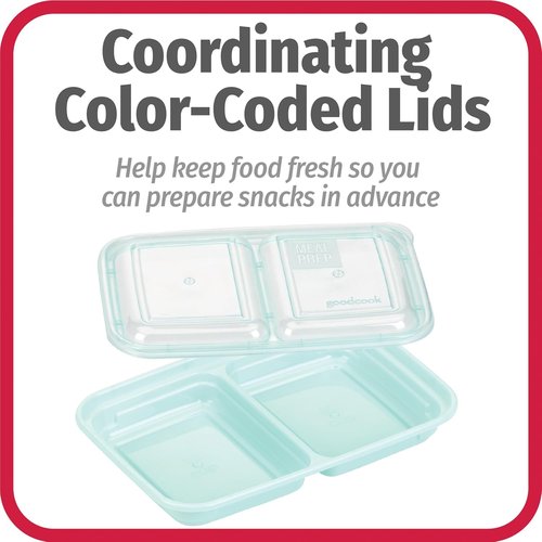 GoodCook Meal Prep Containers - 60-Piece Set, BPA-Free for Safe Food Storage