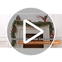 Christmas Cedar Garland 9FT Real Touch Greenery for Mantle Decor - Variation 1