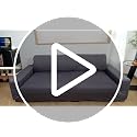 Peryiter Couch and Loveseat Sofa Covers Set - Xmas Red Milk Silk, Non Slip, Elastic