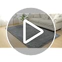 Red Fluffy Area Rug for Bedroom Living Room 4x6 Bedside Rug - Non-slip
