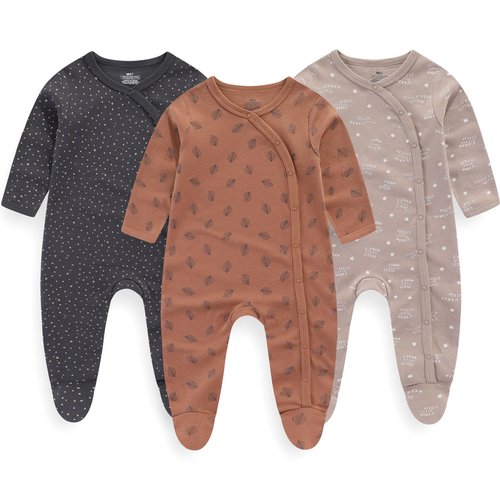 Ruliby New Born Clothes Cotton Layette Gift Outfit Set Unisex Baby Clothing and Accessories 0-3 Months