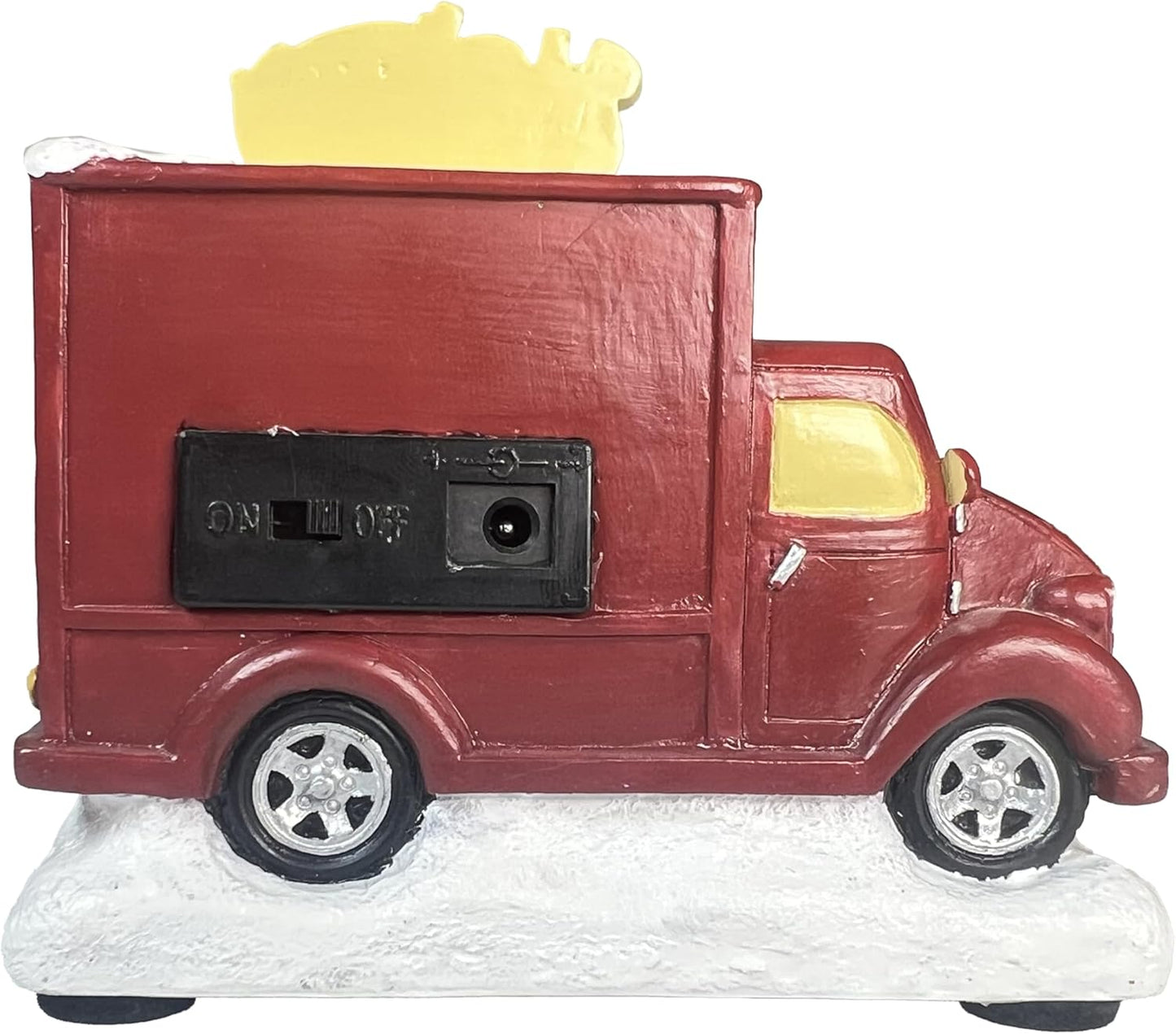 Moments In Time Hot Dog Food Truck | LED Lighted Christmas Village Decor | 3.74” Handcrafted Polyresin