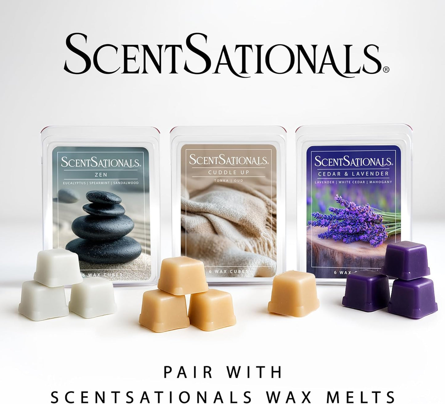 Scentsationals Wax Melt Warmer - Holiday Collection Candy House | Perfect for Fragrance Cubes & Tarts