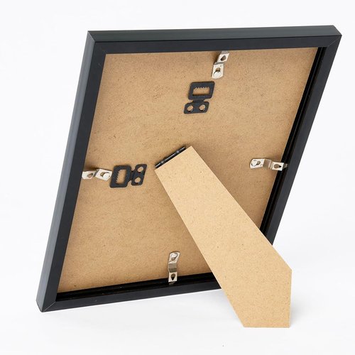 JCJMY 8x11 Picture Frame - Black Wall Hanging & Tabletop Display | Versatile Mounting Options