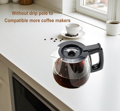 Hamilton Beach 12-Cup Coffee Carafe - Heat Resistant Glass, BPA-Free, Compatible with Flexbrew Models