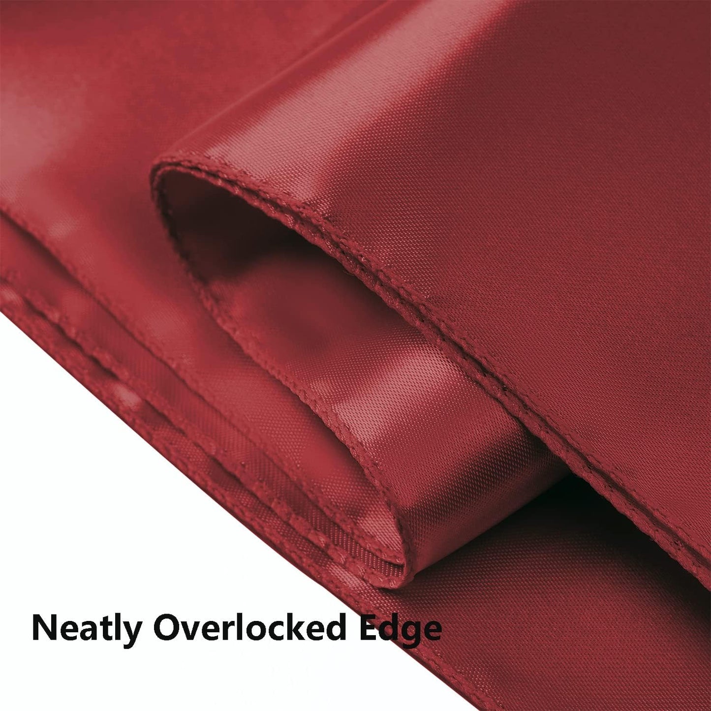 Regine Burgundy Chair Sashes - 50 Pack Dark Red Satin Ribbons for Wedding & Party Decor