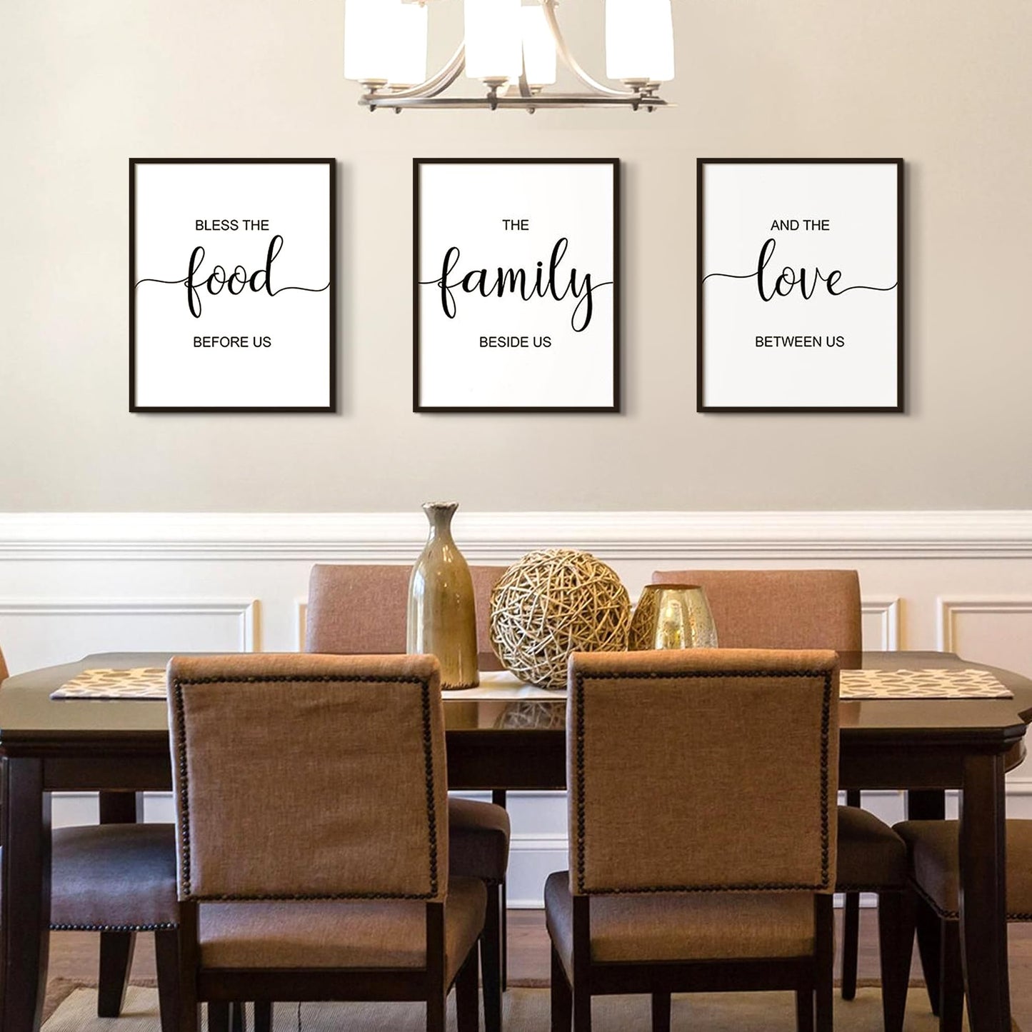 upsimples 16x20 Picture Frame Black 3 Pack, Scratch-Proof Poster Frames 16 x 20 for Photo Gallery - Slide-In Strips, Horizontal or Vertical Wall Mounting