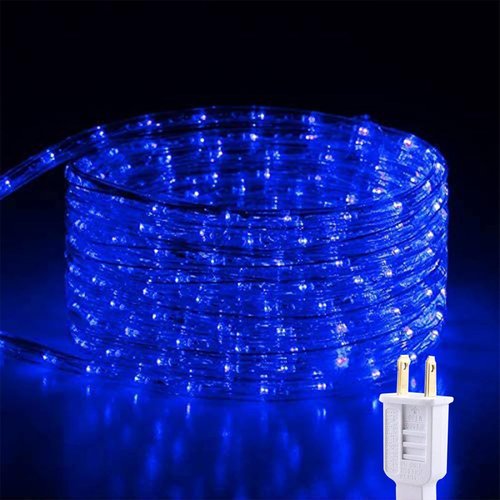 LED Rope Lights - 150ft Connectable & Flexible Tube Lights with 8 Modes | Waterproof for Outdoor & Indoor Use (Blue)