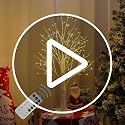 144 LED Birch Tree Lights with Remote Control & Timer - White-Warm White, 24 Inch