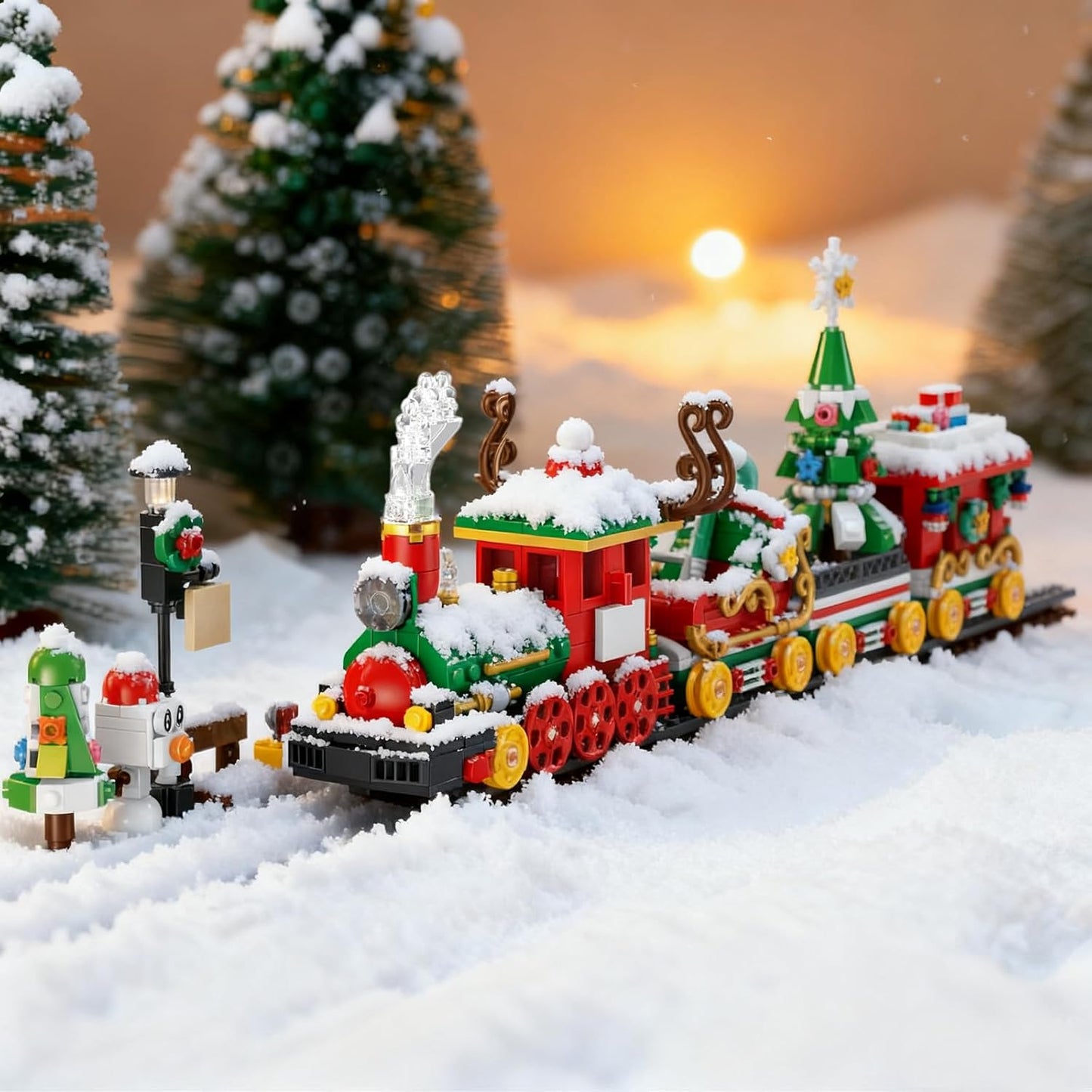 Skiennix Christmas Advent Calendar - 24-Day Countdown Building Blocks Set | 777 PCS Surprise Gifts for All Ages