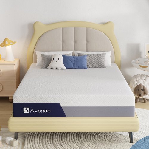 Avenco Queen Size Mattress, 8 Inch Gel Memory Foam Mattress Queen, Mattress in a Box for Cool Sleep, Pressure Relief, Medium Firm Mattress with Motion Isolation