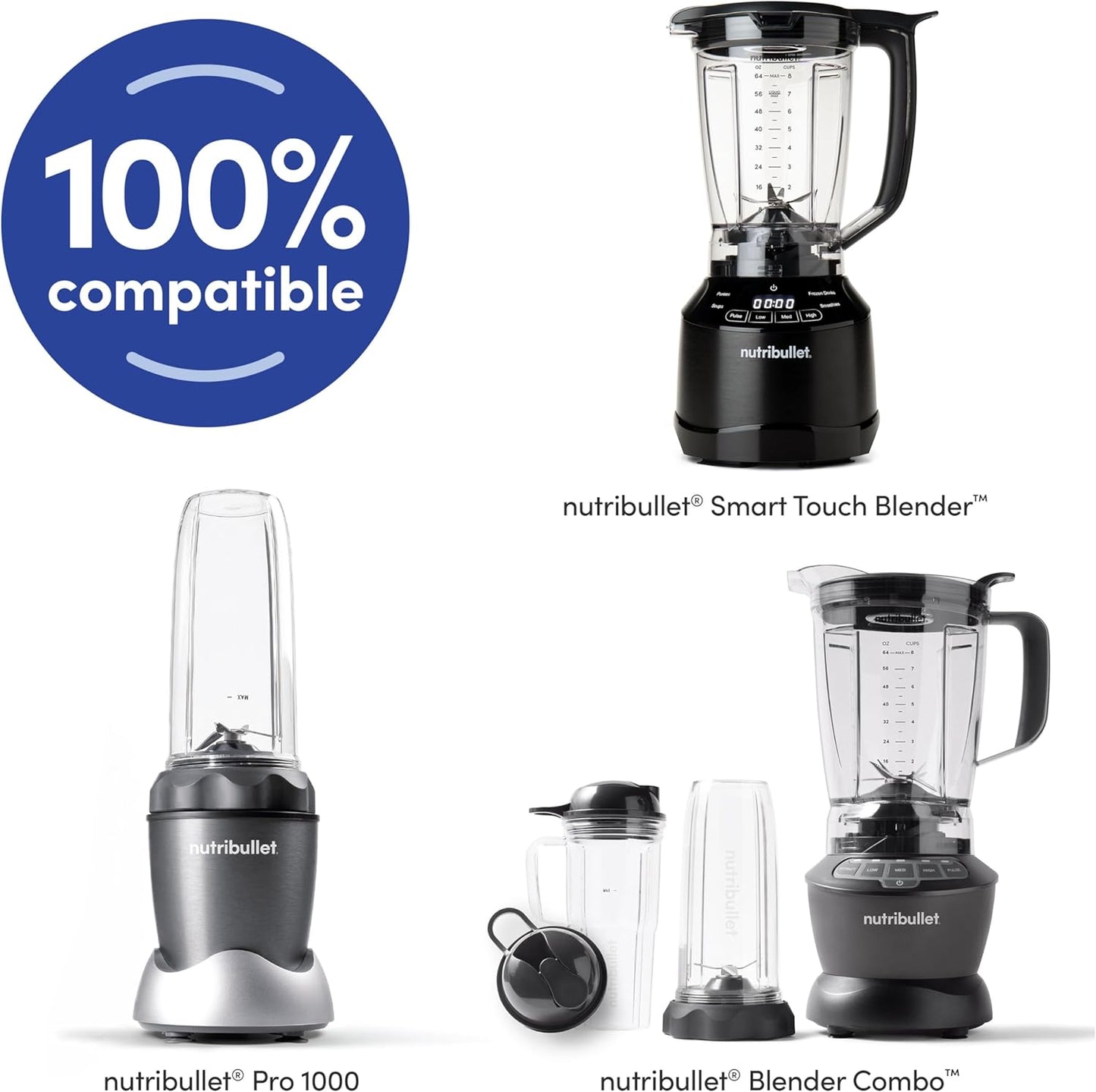 Nutribullet 24 Oz Cup - Convenient To-Go Lid for Smoothies and Drinks