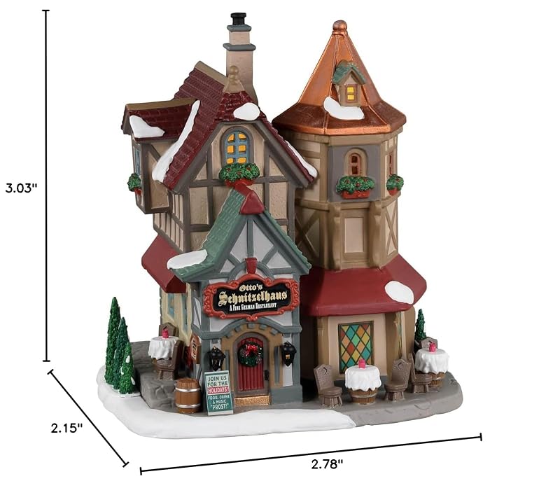 Lemax 35030 Vail Village Lighted Building Otto’s Schnitzelhaus