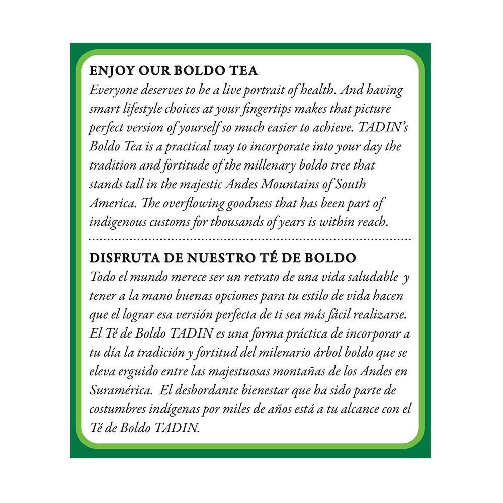 Tadin Boldo Herbal Tea (24 Teabags)