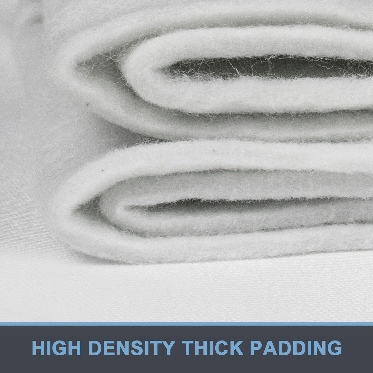 VividPaw Ironing Board Padding Only, Cut to Desired Sizes, Fitting up to 21x57 Ironing Boards, Thick Premium Felt Underlay Pad, Universal Replacement Iron Board Felt Pad (57" x 21")