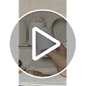 White Ceramic Toothbrush Holder for Bathroom - NALYVOR 1 Piece