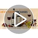 30PCS Clear Reusable Plastic Wine Glasses 7oz Goblets for Weddings & Events