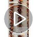Halloween Tinsel Garland 50 FT Orange Shiny Festive Decor