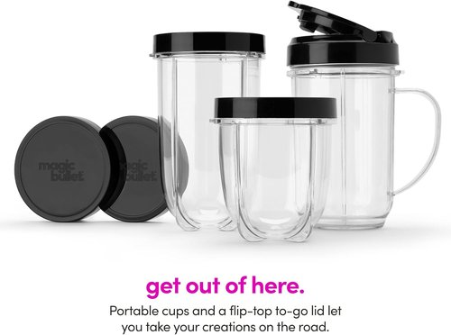 Magic Bullet 17-Piece Blender Set - Versatile Kitchen Essential for Smoothies & More