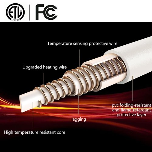 Heated Mattress Pad Full Size Quilted Heating Electric Bed Warmer Luxury Comfort Heat Mattress Pad Cover(10 Heat Setting | 1-12 Hours Auto Shut Off | with 8-21 Inch Deep Pocket)