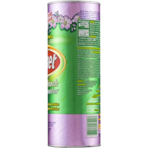 Comet Cleaner with Bleach Powder, Lavender Fresh, 21-Ounces, Scratch-Free, 2-Pack