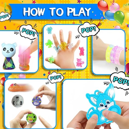 212-Pack Assorted Party Favors | Fun Gift Toy Set for Boys & Girls | Ideal for Events & Celebrations