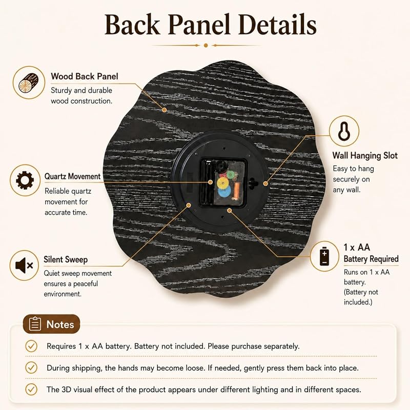 11.8 in Egg Shaped Wall Clock with Solid Wood Dial - Funny Kitchen Clock Variation of THIS listing: 11.81 in