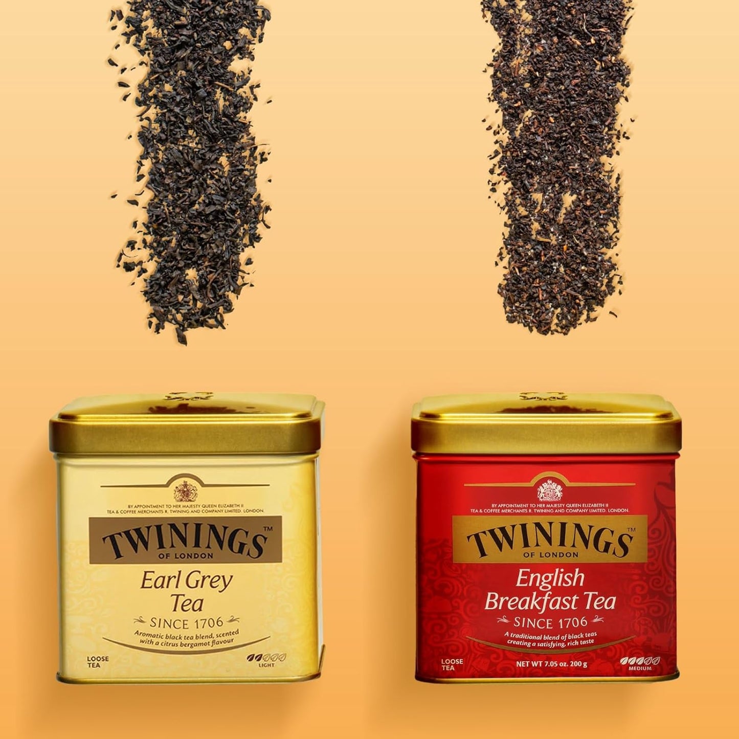 Twinings English Breakfast Loose Tea - Smooth & Robust Black Tea Leaves, 7.05 Ounce Tin