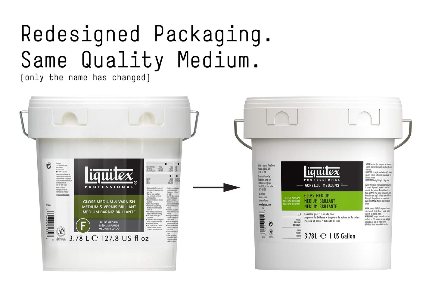 Liquitex Professional Fluid Medium, 3.78L (128-oz), Gloss