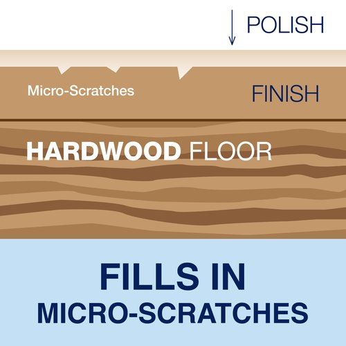 Bona Hardwood Floor Polish - 32 fl oz - High Gloss Shine - Polish for Wood Floors - Protects and Renews Dull Flooring - Covers 500 sq ft