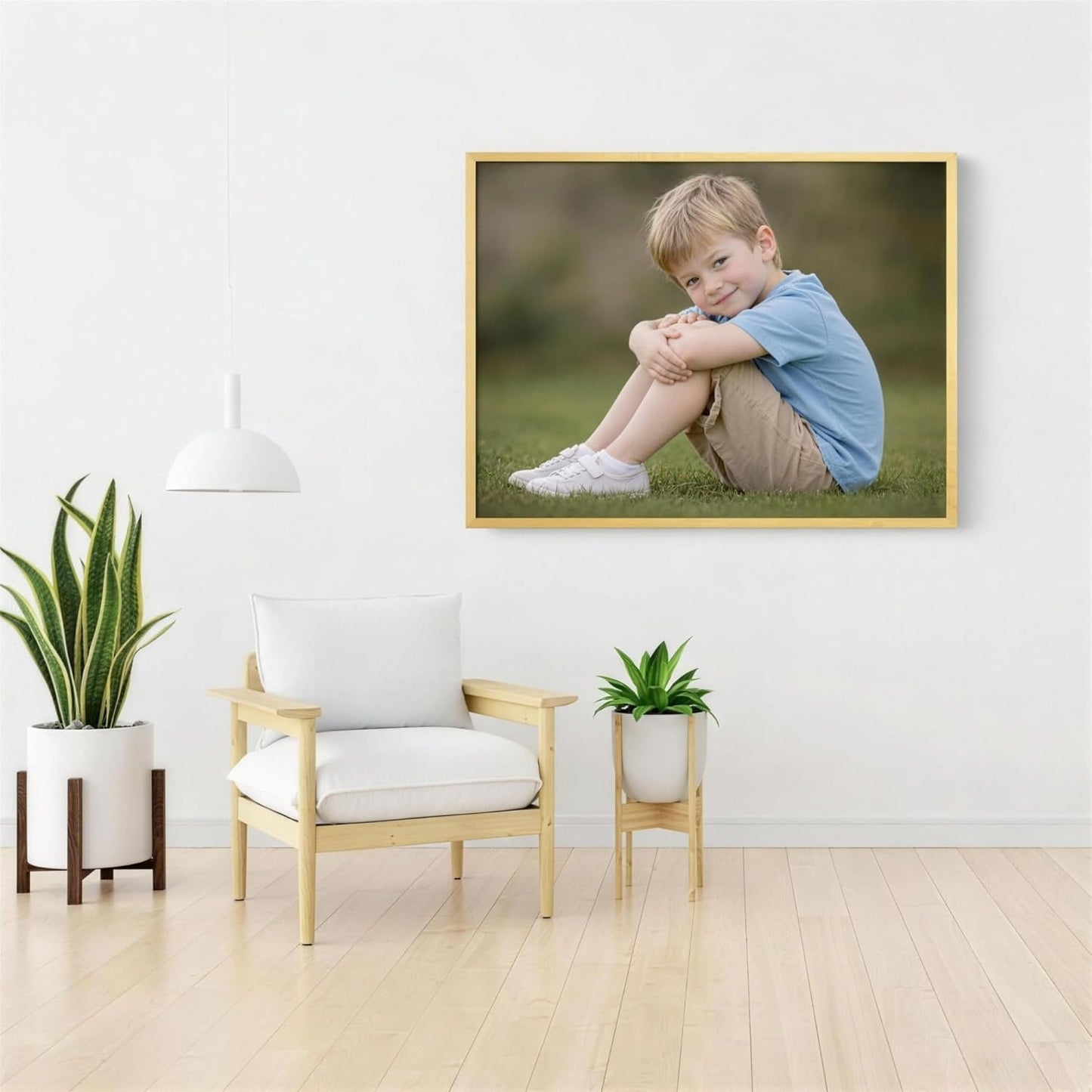 Skiennix Personalized Canvas Prints - Stunning Photo on Canvas (Gold, 16x20) | Perfect Home Decor & Gifts