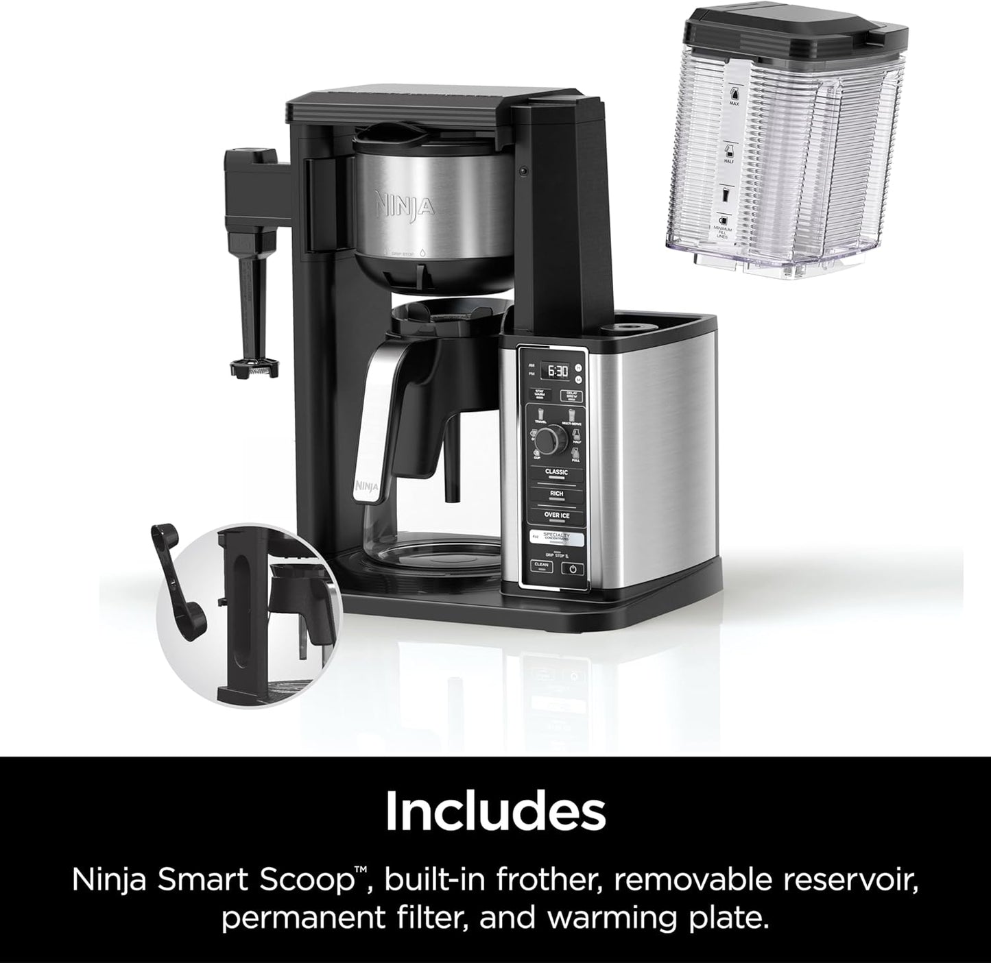 Ninja Specialty Coffee Maker - Brew Hot & Iced Coffee | 6 Styles, 10-Cup Carafe, Black