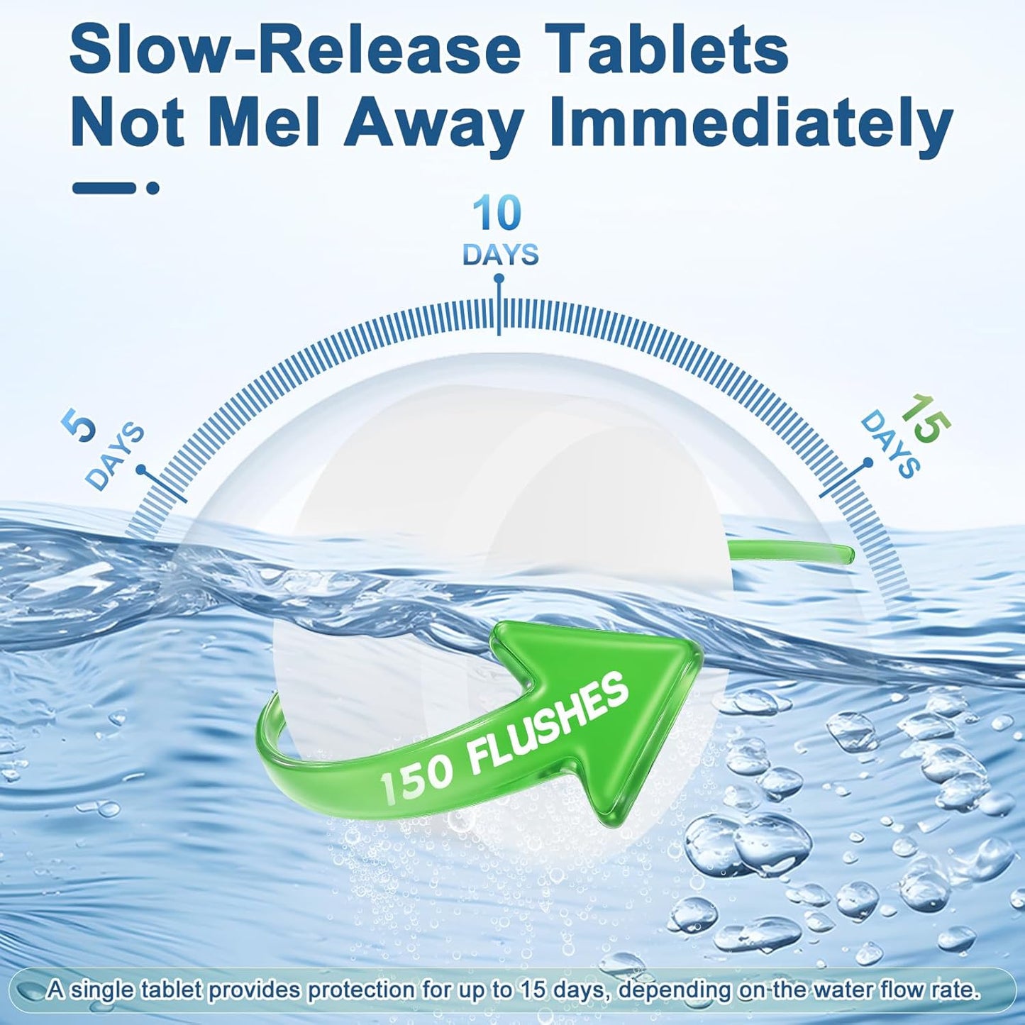 Msvvko Toilet Bowl Cleaner Tablets - 30-Pack Automatic Cleaning for Hands-Free Bathroom Care